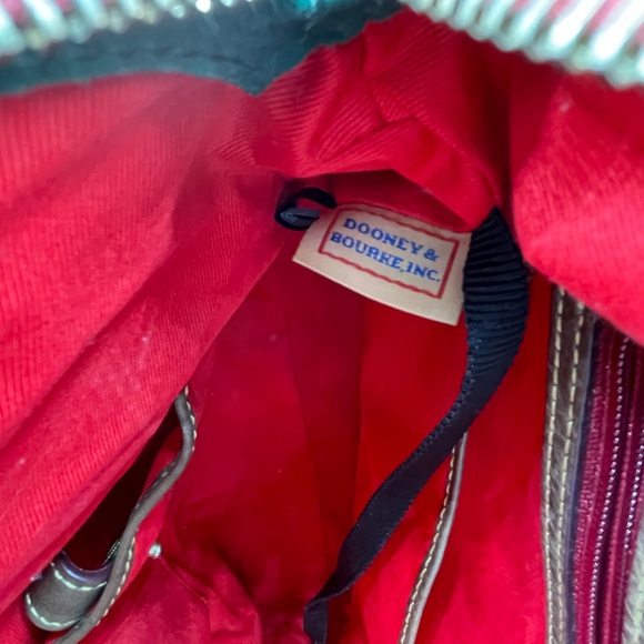 Dooney & Bourke Florentine Double Strap Tassel Large Shoulder Bag, Brown - Picture 13 of 16